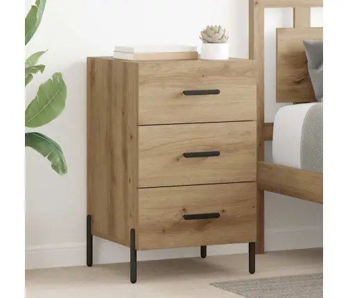 Nakts Skapītis Ar Atvilktni Amatnieku Ozola 40 X 40 X 66 Cm Vidaxl