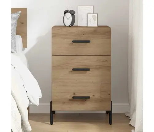 Nakts Skapītis Ar Atvilktni Amatnieku Ozola 40 X 40 X 66 Cm Vidaxl