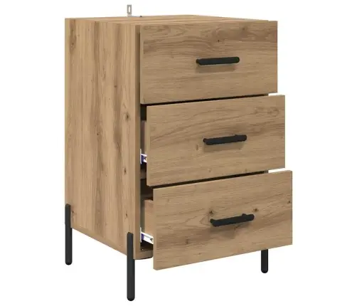 Nakts Skapītis Ar Atvilktni Amatnieku Ozola 40 X 40 X 66 Cm Vidaxl