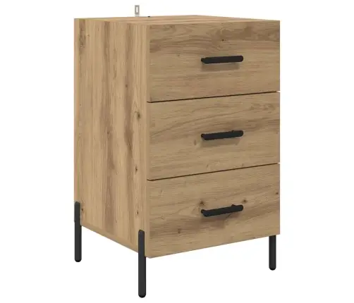 Nakts Skapītis Ar Atvilktni Amatnieku Ozola 40 X 40 X 66 Cm Vidaxl