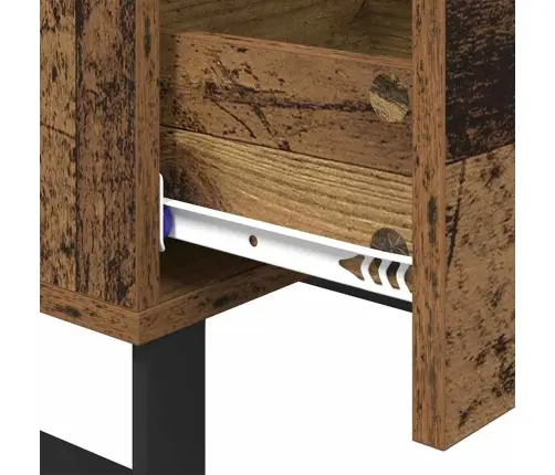 Nakts Skapītis Vecs Koks 40 X 40 X 66 Cm Inženierijas Koks Vidaxl