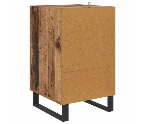 Nakts Skapītis Vecs Koks 40 X 40 X 66 Cm Inženierijas Koks Vidaxl