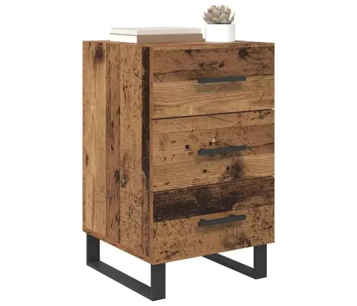 Nakts Skapītis Vecs Koks 40 X 40 X 66 Cm Inženierijas Koks Vidaxl