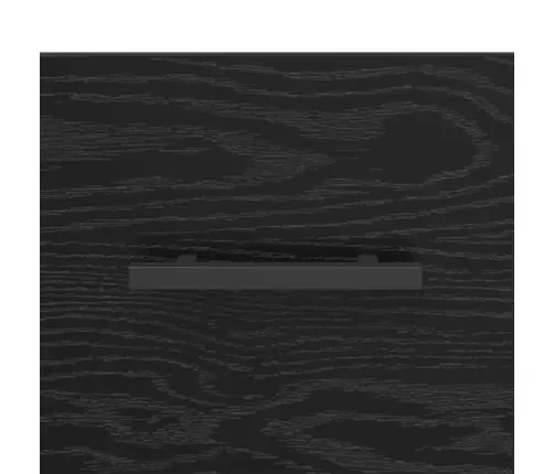 Nakts Skapītis Melns Ozolkoks 40 X 40 X 66 Cm Inženierijas Koks Vidaxl