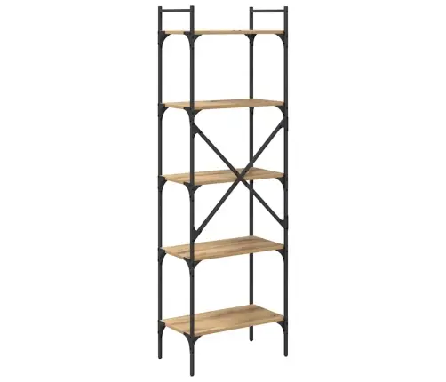 Grāmatu Skapis Artisānā Ozols 56 X 32 X 174 Cm Vidaxl