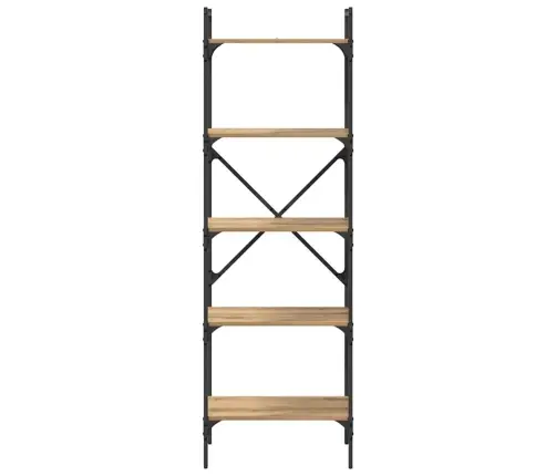 Grāmatu Skapis Artisānā Ozols 56 X 32 X 174 Cm Vidaxl