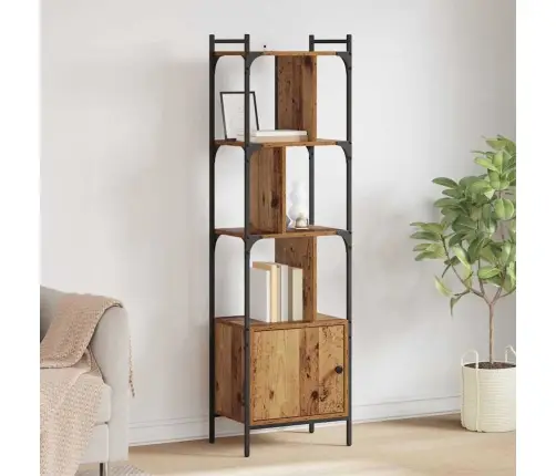 Raamatukapp Vana Puit 44,5 X 30 X 154,5 Cm Tehispuit