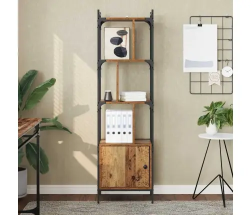 Raamatukapp Vana Puit 44,5 X 30 X 154,5 Cm Tehispuit