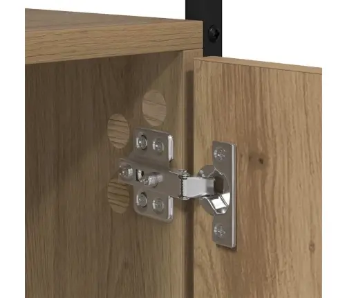 Grāmatu Skapis Artisānā Ozols 44,5 X 30 X 154,5 Cm Vidaxl