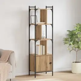 Grāmatu Skapis Artisānā Ozols 44,5 X 30 X 154,5 Cm Vidaxl