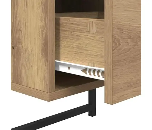 Šalia Lovos Spintelė Amatininkų Ąžuolas 35 X 30 X 51 Cm