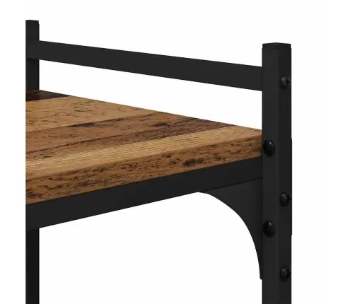 Grāmatu Skapis Vecs Koks 76 X 32 X 192 Cm Inženierijas Koks Vidaxl