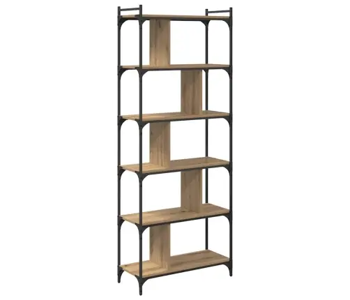 Grāmatu Skapis Amatnieku Ozola 76 X 32 X 192 Cm Vidaxl