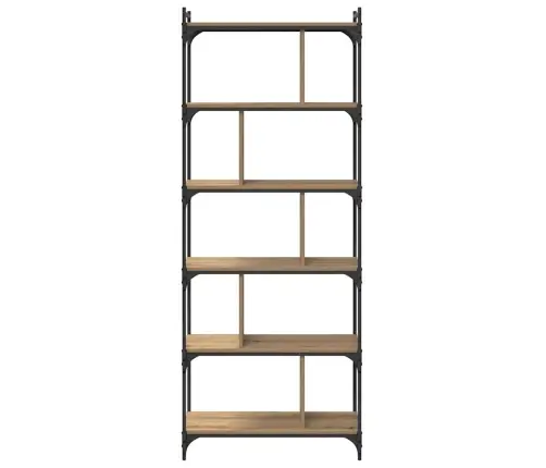 Grāmatu Skapis Amatnieku Ozola 76 X 32 X 192 Cm Vidaxl