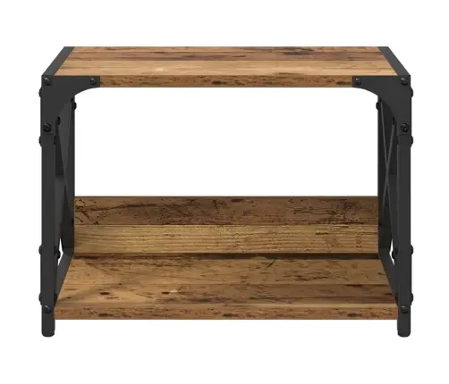 Printera Statīvs Vecs Koks 44 X 26 X 31.5 Cm Inženierijas Koks Vidaxl