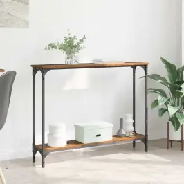 Konsoles Galds Vecs Koks 102 X 23 X 15.5 Cm Inženierijas Koks Vidaxl