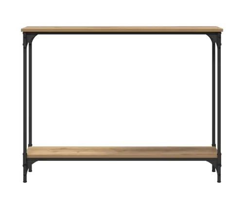 Konsoollaud Riiuliga Käsitööpuu 101 X 23 X 15,5 Cm Tehispuit