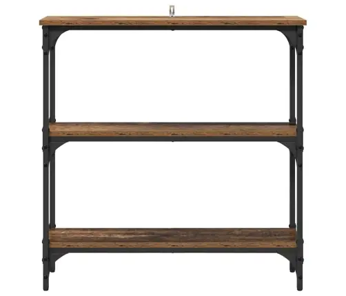 Konsoles Galds Ar Plauktu Vecs Koks 75 X 22.5 X 75 Cm Vidaxl Konsoles Galds Ar Plauktu Vecs Koks 75 X 22.5 X 75 Cm Vidaxl