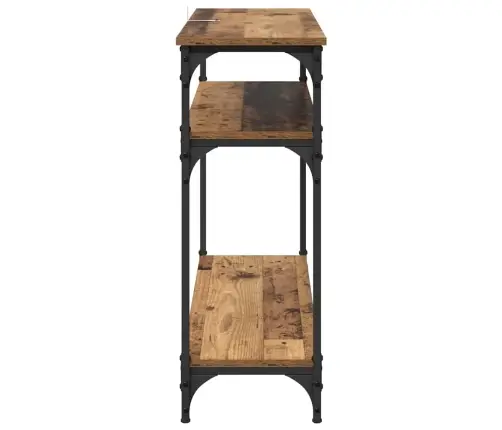 Konsolinis Stalas Su Lentyna Senovinis Medis 100 X 29 X 75 Cm