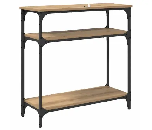 Konsoles Galds Artisānā Ozols 75 X 29 X 75 Cm Inženierijas Koks Vidaxl