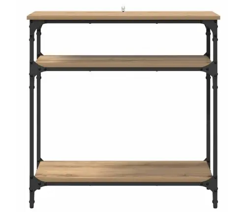 Konsoles Galds Artisānā Ozols 75 X 29 X 75 Cm Inženierijas Koks Vidaxl
