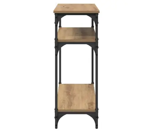 Konsoles Galds Artisānā Ozols 75 X 29 X 75 Cm Inženierijas Koks Vidaxl