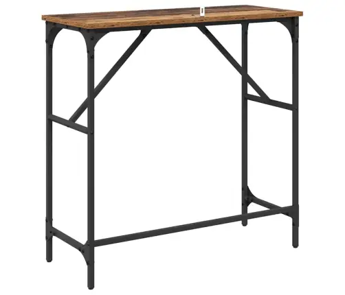 Konsoles Galds Vecs Koks 75 X 32 X 75 Cm Inženierijas Koks Vidaxl