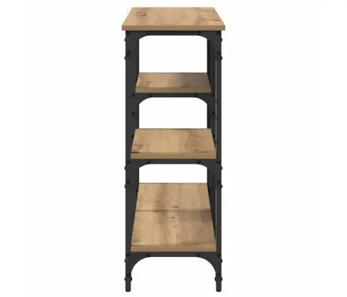 Konsoles Galds Artisānā Ozols 80 X 29 X 75 Cm Inženierijas Koks Vidaxl