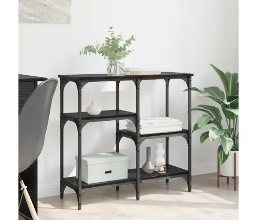 Su Lentyna Juoda Ąžuolo 80 X 29 X 75 Cm Apdirbta Mediena