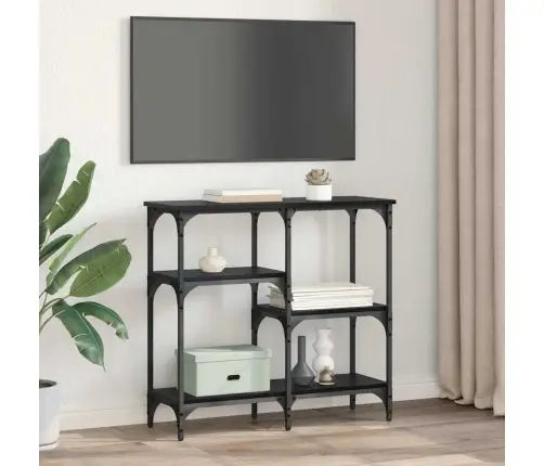 Su Lentyna Juoda Ąžuolo 80 X 29 X 75 Cm Apdirbta Mediena