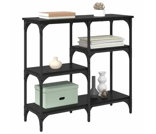 Su Lentyna Juoda Ąžuolo 80 X 29 X 75 Cm Apdirbta Mediena