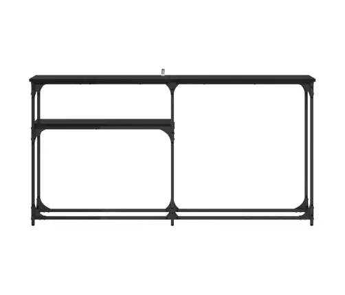 Konsolesgalds Melns Ozols 145X22.5X75Cm Inženierijas Koks Vidaxl