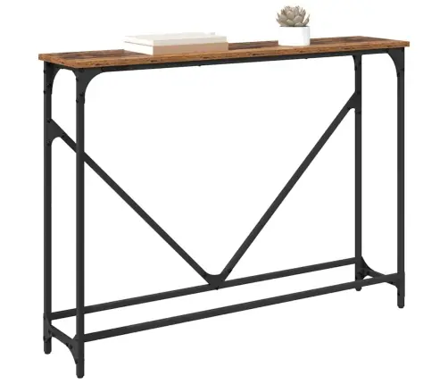 Konsoles Galds Vecs Koks 102 X 22.5 X 75 Cm Inženierijas Koks Vidaxl