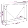 Konsoles Galds Vecs Koks 102 X 22.5 X 75 Cm Inženierijas Koks Vidaxl