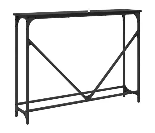 Konsolinis Stalas Juoda Ąžuolo 102 X 22.5 X 75 Cm