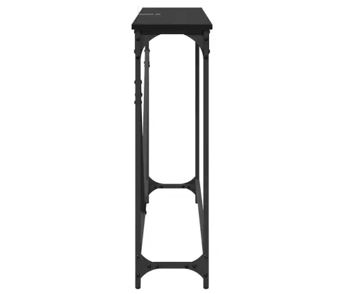Konsolinis Stalas Juoda Ąžuolo 102 X 22.5 X 75 Cm