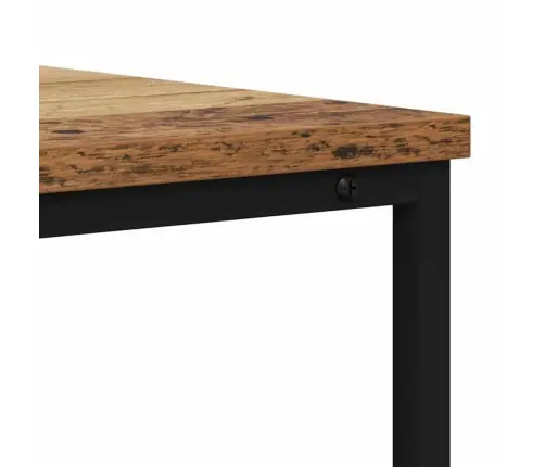 Konsoollaud Vana Puit 100 X 40 X 75 Cm Töödeldud Puit Ja Metall