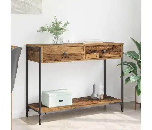 Konsoollaud Sahtliga Vana Puit 100 X 34,5 X 75 Cm Tehispuit