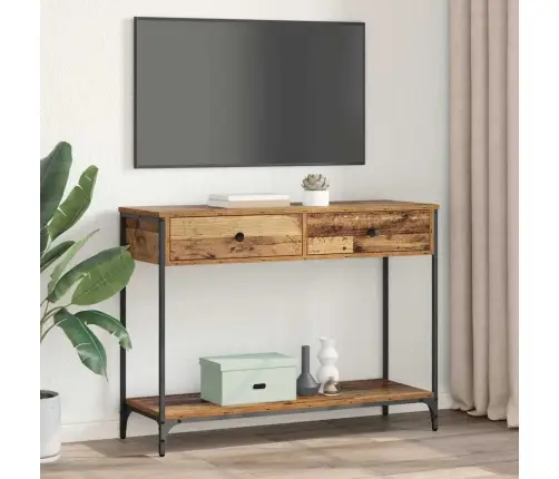 Konsoollaud Sahtliga Vana Puit 100 X 34,5 X 75 Cm Tehispuit