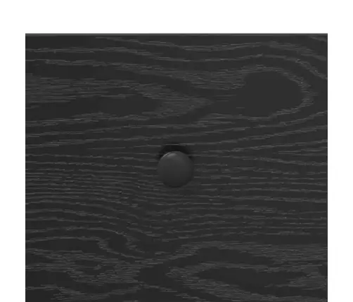 Konsoles Galds Ar Atvilktni Melns Ozolkoks 100 X 34,5 X 75 Cm Vidaxl