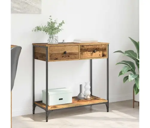 Konsoollaud Sahtliga Vana Puit 75 X 34,5 X 75 Cm Tehispuit