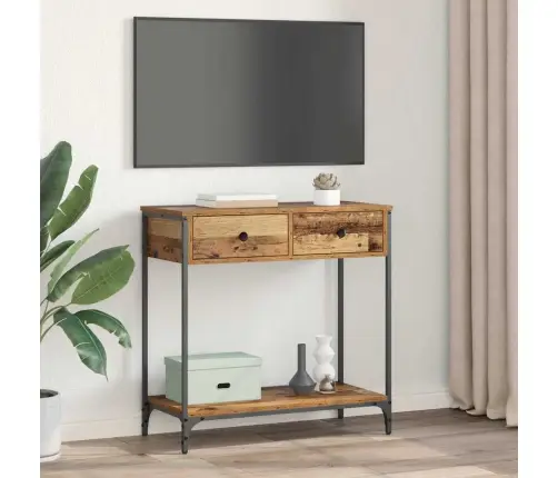 Konsoollaud Sahtliga Vana Puit 75 X 34,5 X 75 Cm Tehispuit