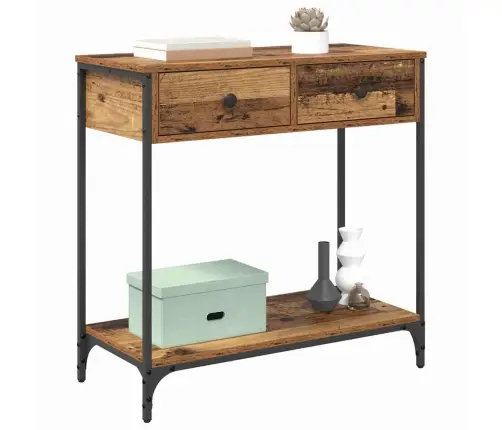 Konsoollaud Sahtliga Vana Puit 75 X 34,5 X 75 Cm Tehispuit