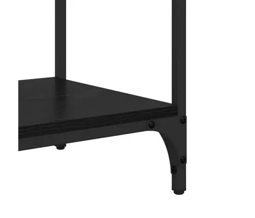 Konsoollaud Sahtliga Must Tamm 75 X 34,5 X 75 Cm Tehispuit