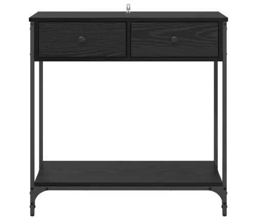 Konsoollaud Sahtliga Must Tamm 75 X 34,5 X 75 Cm Tehispuit