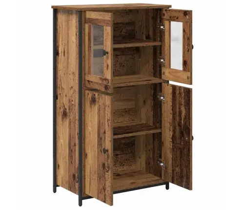 Augstais Skapītis Vecs Koks 62 X 32 X 106,5 Cm Vidaxl