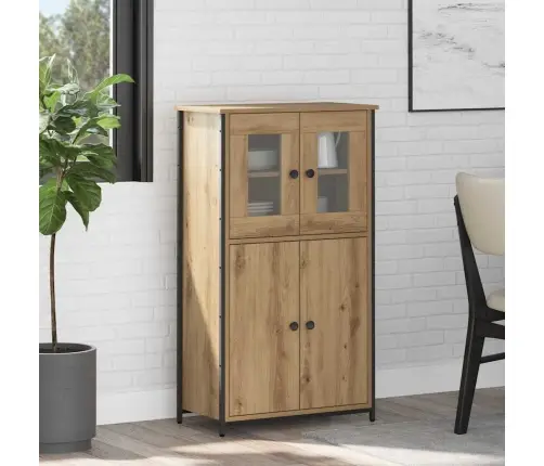 Augstais Skapītis Artisānā Ozols 62 X 32 X 106,5 Cm Vidaxl
