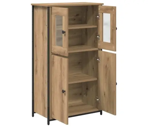 Augstais Skapītis Artisānā Ozols 62 X 32 X 106,5 Cm Vidaxl