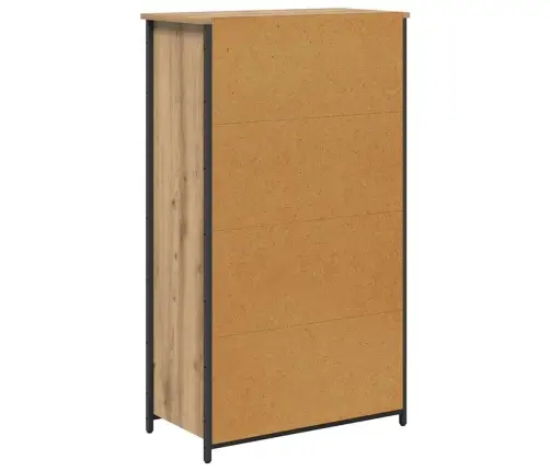 Augstais Skapītis Artisānā Ozols 62 X 32 X 106,5 Cm Vidaxl