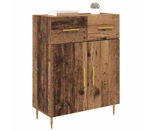 Puse Ar Atvilktni Vecs Koks 69,5 X 34 X 90 Cm Inženierijas Koks Vidaxl